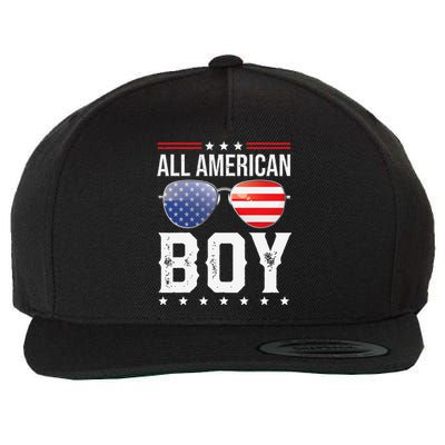 All American Matching Family Fourth 4th of July American Wool Snapback Cap