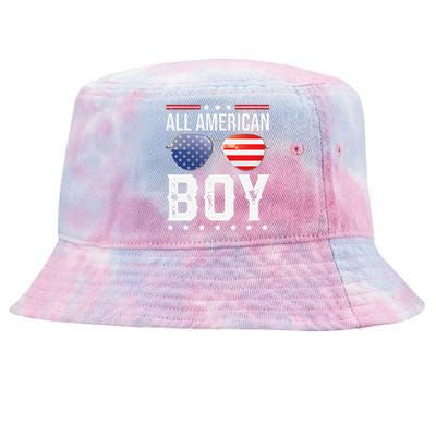 All American Matching Family Fourth 4th of July American Tie-Dyed Bucket Hat