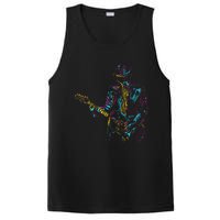 Abstract Art Musician Music Band Bass Player PosiCharge Competitor Tank