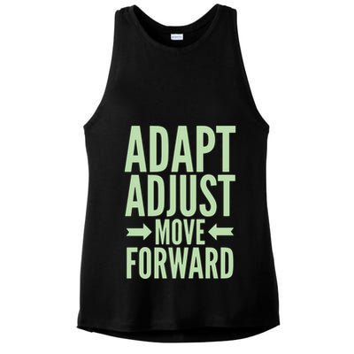 Adapt Adjust Move Forward Ladies PosiCharge Tri-Blend Wicking Tank