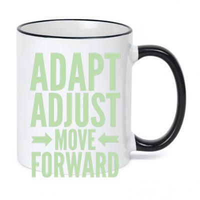 Adapt Adjust Move Forward 11oz Black Color Changing Mug