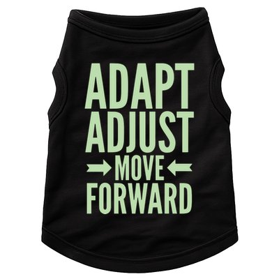 Adapt Adjust Move Forward Doggie Tank