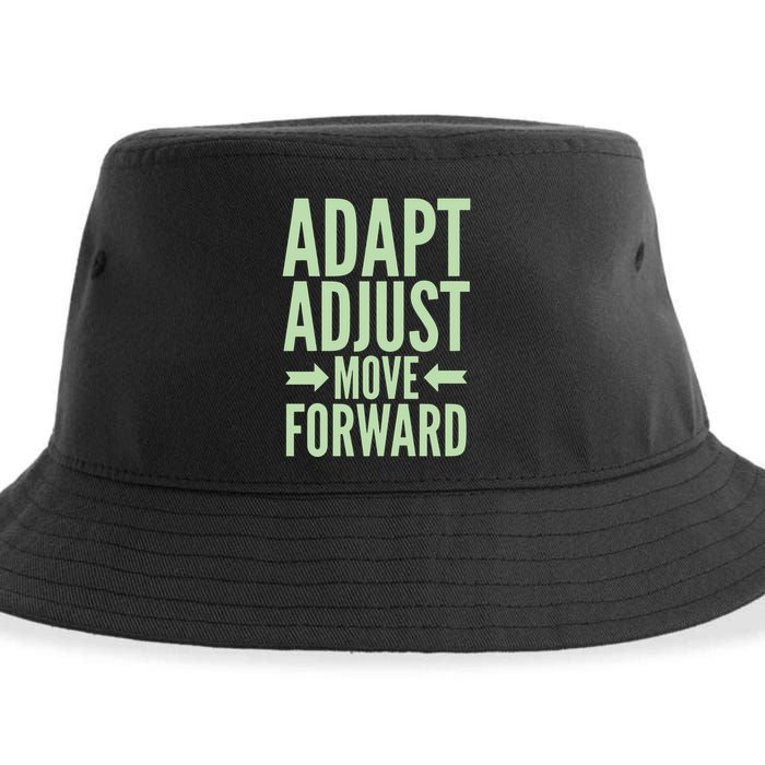 Adapt Adjust Move Forward Sustainable Bucket Hat