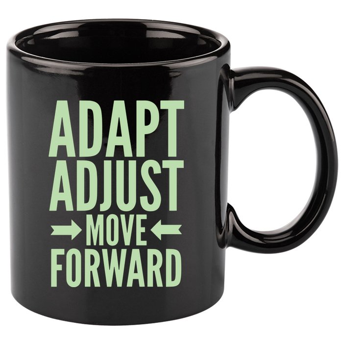 Adapt Adjust Move Forward 11oz C Handle Ceramic Mug