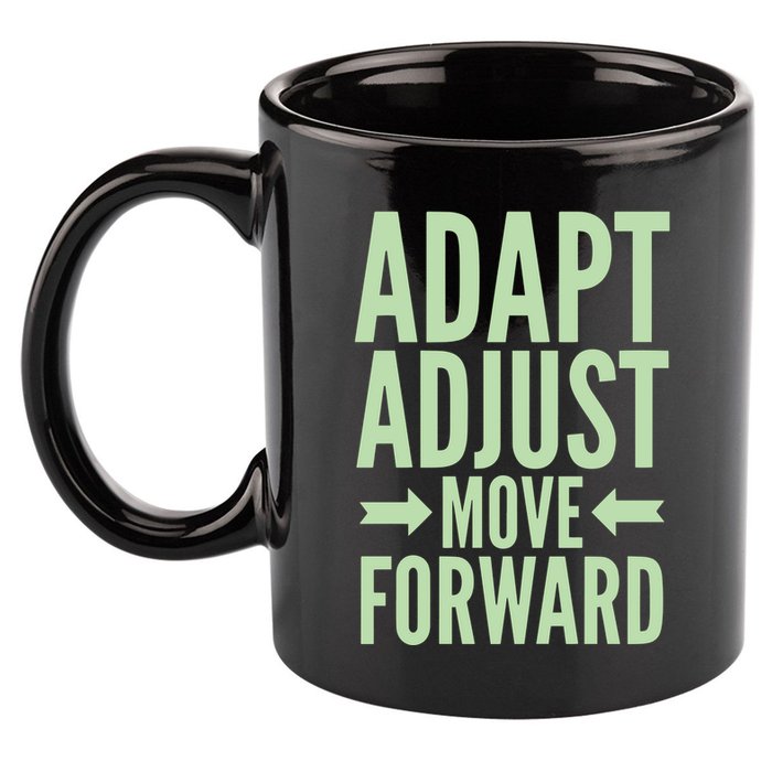 Adapt Adjust Move Forward 11oz C Handle Ceramic Mug