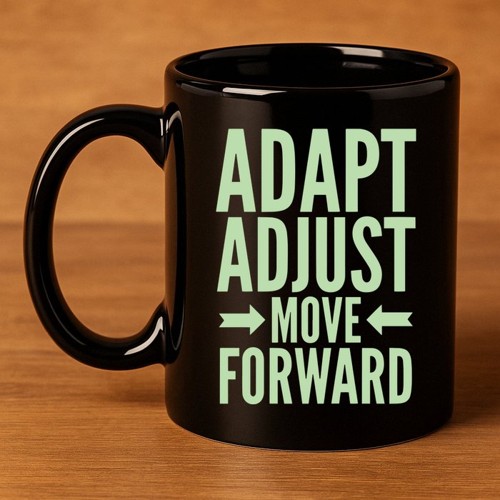 Adapt Adjust Move Forward 11oz C Handle Ceramic Mug