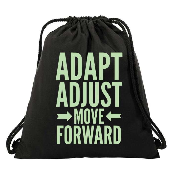 Adapt Adjust Move Forward Drawstring Bag