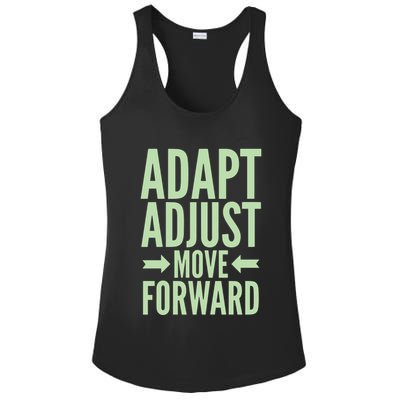 Adapt Adjust Move Forward Ladies PosiCharge Competitor Racerback Tank