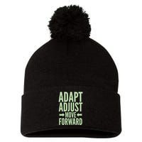 Adapt Adjust Move Forward Pom Pom 12in Knit Beanie
