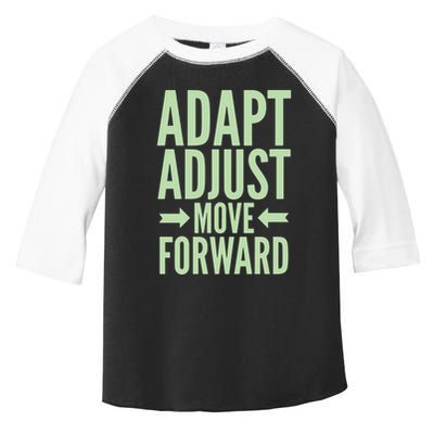 Adapt Adjust Move Forward Toddler Fine Jersey T-Shirt