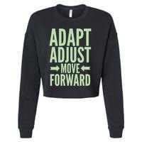 Adapt Adjust Move Forward Cropped Pullover Crew