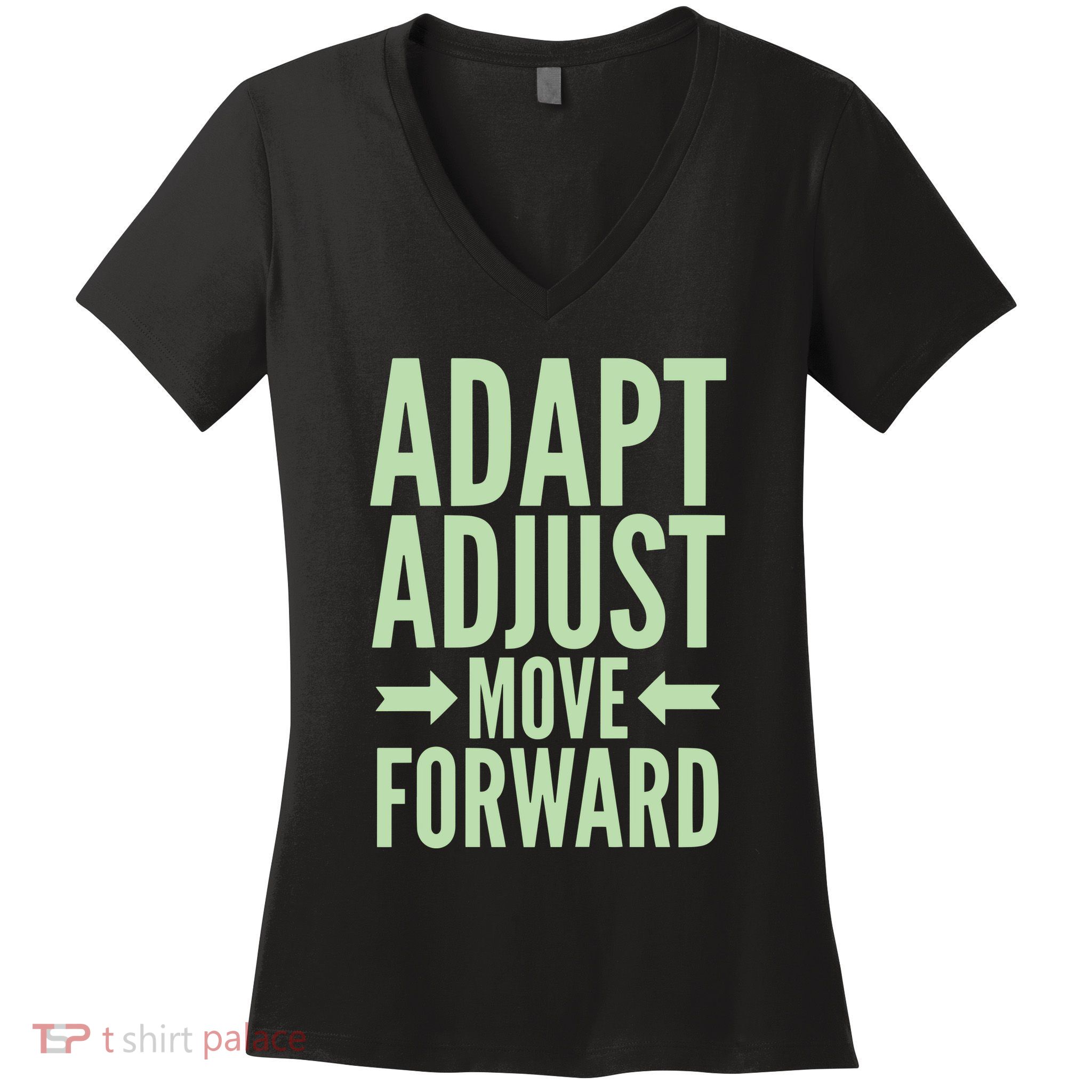 Adapt Adjust Move Forward Women's V-Neck T-Shirt