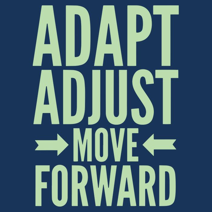 Adapt Adjust Move Forward Infant Baby Jersey Bodysuit