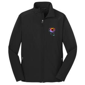 Autism Awareness Mom Choose Kind Autism Funny Gift Core Soft Shell Jacket