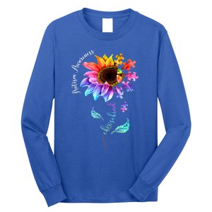 Autism Awareness Mom Choose Kind Autism Funny Gift Long Sleeve Shirt