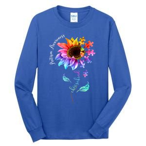 Autism Awareness Mom Choose Kind Autism Funny Gift Tall Long Sleeve T-Shirt