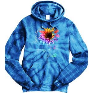 Autism Awareness Mom Choose Kind Autism Funny Gift Tie Dye Hoodie