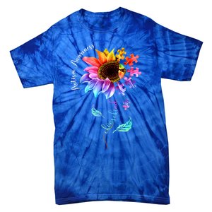 Autism Awareness Mom Choose Kind Autism Funny Gift Tie-Dye T-Shirt