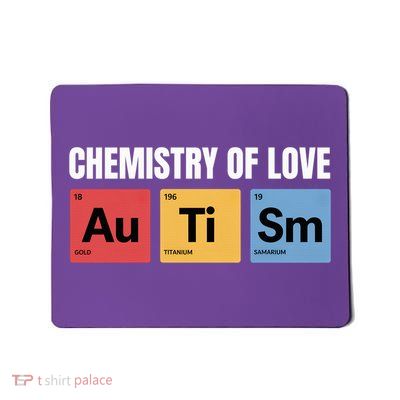 Autism Awareness Mom Elets Periodic Table Mousepad