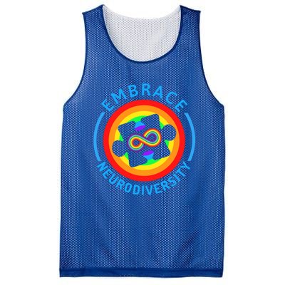 Autism Awareness Month Embrace Neurodiversity Tee Gift Mesh Reversible Basketball Jersey Tank