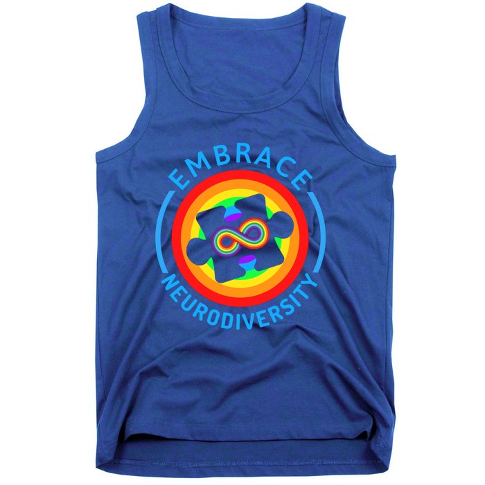 Autism Awareness Month Embrace Neurodiversity Tee Gift Tank Top