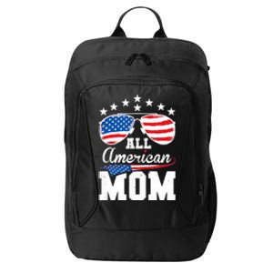 All American Mom 4th of July Matching Family City Backpack