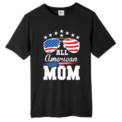 All American Mom 4th of July Matching Family Tall Fusion ChromaSoft Performance T-Shirt