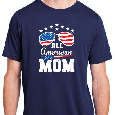 All American Mom 4th of July Matching Family Adult ChromaSoft Performance T-Shirt