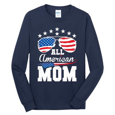 All American Mom 4th of July Matching Family Tall Long Sleeve T-Shirt