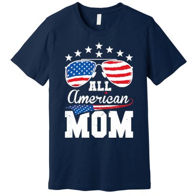 All American Mom 4th of July Matching Family Premium T-Shirt