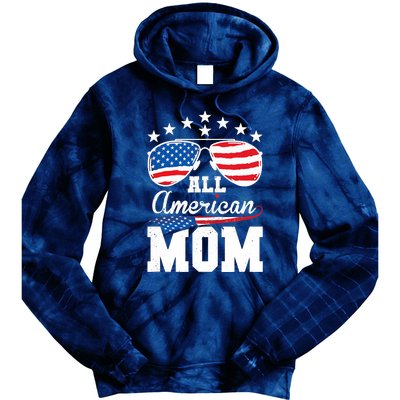 All American Mom 4th of July Matching Family Tie Dye Hoodie