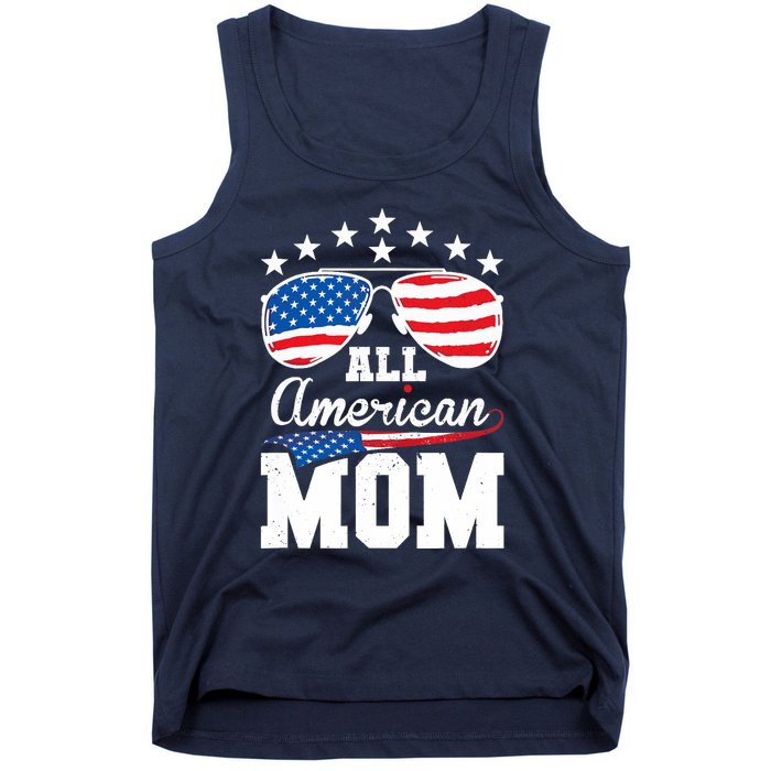 All American Mom 4th of July Matching Family Tank Top