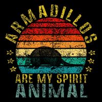 Armadillos Are My Spirit Animal Funny Womens Tank Top