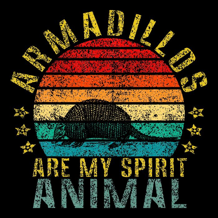 Armadillos Are My Spirit Animal Funny Womens Tank Top