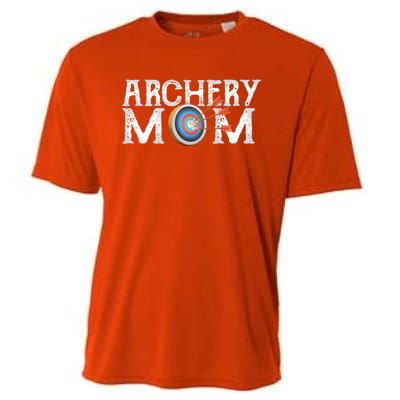 Archery Archer Mom Target Proud Parent Bow Arrow Gift Cooling Performance Crew T-Shirt