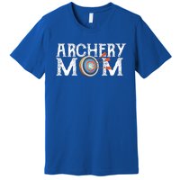 Archery Archer Mom Target Proud Parent Bow Arrow Gift Premium T-Shirt