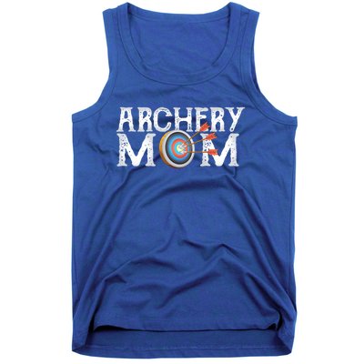 Archery Archer Mom Target Proud Parent Bow Arrow Gift Tank Top