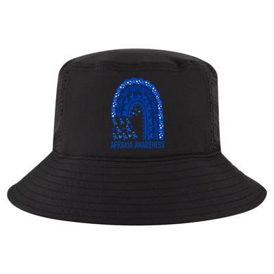 Apraxia Awareness Month Wear A Blue Ribbon In May Rainbow Gift Cool Comfort Performance Bucket Hat