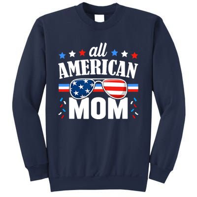 All American Mom 4th of July USA Family Matching Outfit Sweatshirt