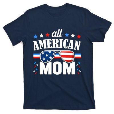 All American Mom 4th of July USA Family Matching Outfit T-Shirt