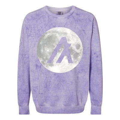 Algorand Algo Moon Crypto Colorblast Crewneck Sweatshirt