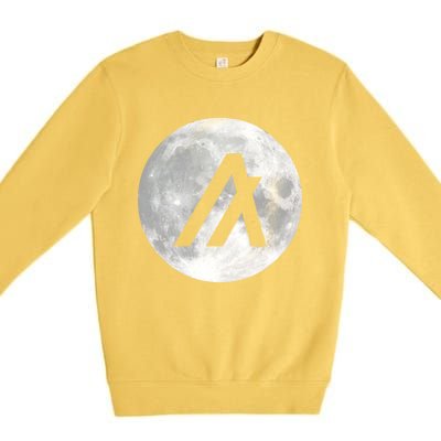 Algorand Algo Moon Crypto Premium Crewneck Sweatshirt