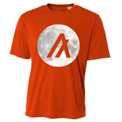 Algorand Algo Moon Crypto Cooling Performance Crew T-Shirt