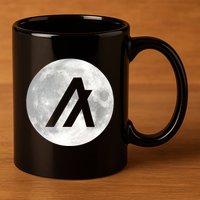 Algorand Algo Moon Crypto 11oz C Handle Ceramic Mug