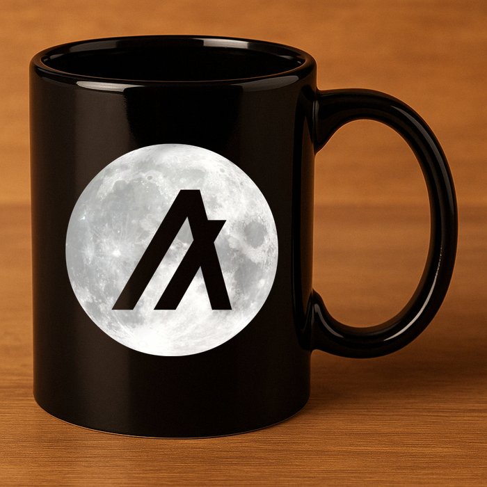 Algorand Algo Moon Crypto 11oz C Handle Ceramic Mug