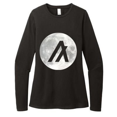 Algorand Algo Moon Crypto Womens CVC Long Sleeve Shirt