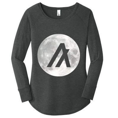 Algorand Algo Moon Crypto Women's Perfect Tri Tunic Long Sleeve Shirt
