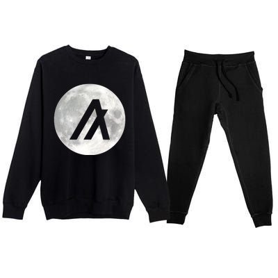 Algorand Algo Moon Crypto Premium Crewneck Sweatsuit Set