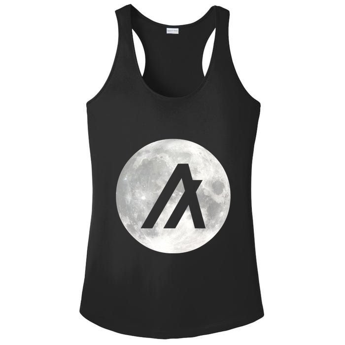 Algorand Algo Moon Crypto Ladies PosiCharge Competitor Racerback Tank