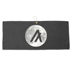 Algorand Algo Moon Crypto Large Microfiber Waffle Golf Towel